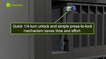 Fivetech–Quarter Turn Auto Lock And Spring Lock For AI Server