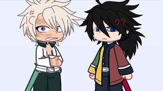 How would Giyuu and Sanemi react if someone told them they ship them | KNY