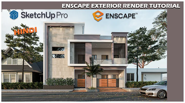 ENSCAPE EXTERIOR RENDER SETTINGS TUTORIAL