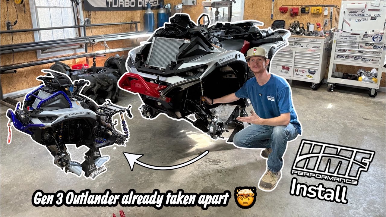 New Gen 3 Outlander… Already CUSTOMIZED! | Dual HMF Exhaust Install