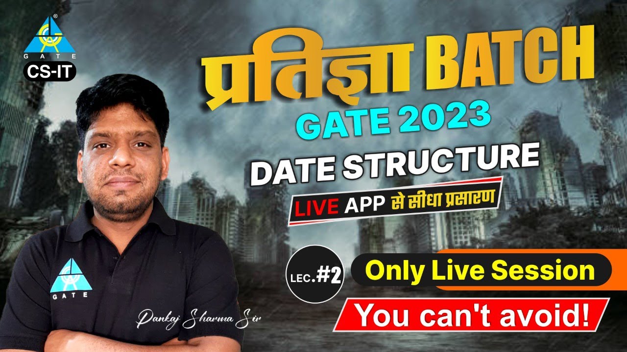 Lect.02 Data Structure | Live From GATE ACADEMY Classroom| प्रतिज्ञा ...