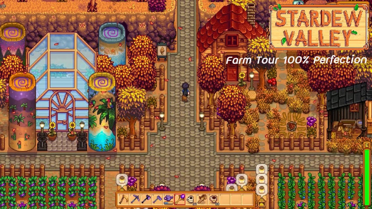 Stardew Valley Farm Tour Year 17 [ 100 perfection ] YouTube