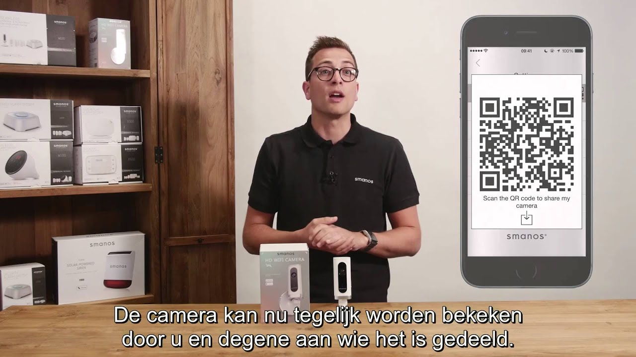 Smanos IP6 HD Wi-fi Camera - Night Vision | Two-way Audio