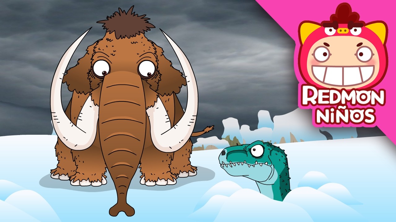 ¡Tiranosaurio VS Mamut! La Batalla del Siglo en la Nieve 🦖🆚🦣 | Batalla de Dinosaurios
