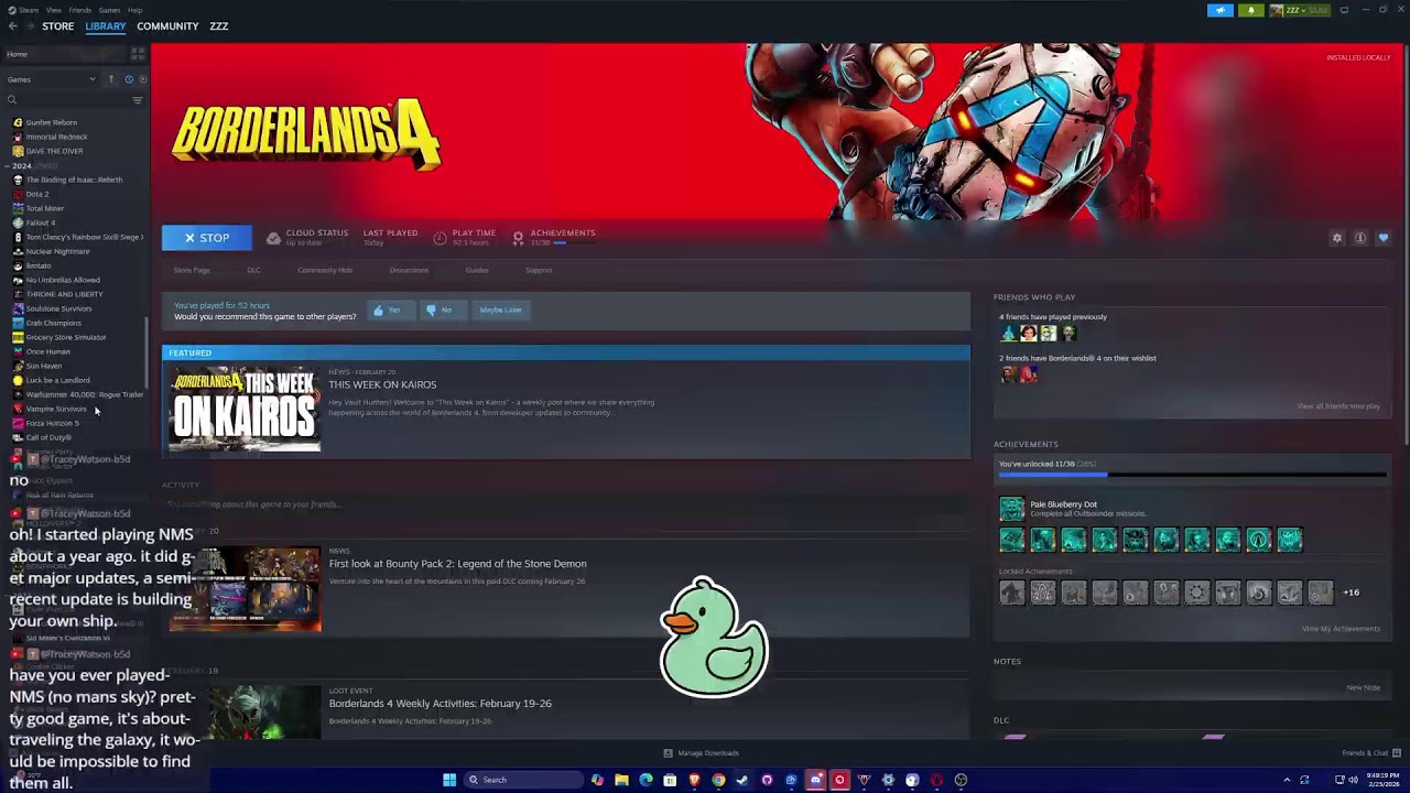 Working On Max Level | Borderlands 4 W/ Duck