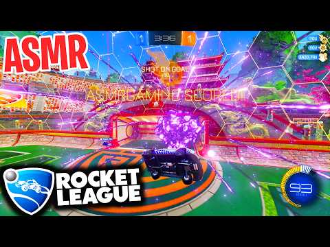 ASMR Gaming 😴 Rocket League 🎮🎧 Relaxing Cozy Clicky Controller Sounds + Chill Whispering 💤