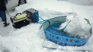 どこでも お湯っち ！IN 新潟 ！雪で足湯を作ろう！