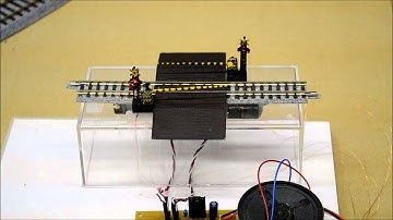 鉄道模型『踏切』の遮断機をRCサーボモーターで制御する