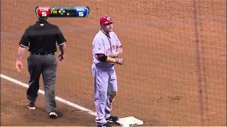2011/07/08 Votto's RBI double