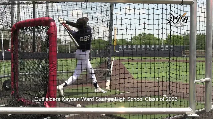 Outfielder Kayden Ward Sachse High School Class of 2023