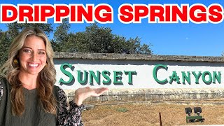Sunset Canyon Neighborhood in Dripping Springs Texas