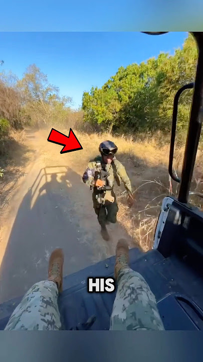 Something went wrong with this army soldier