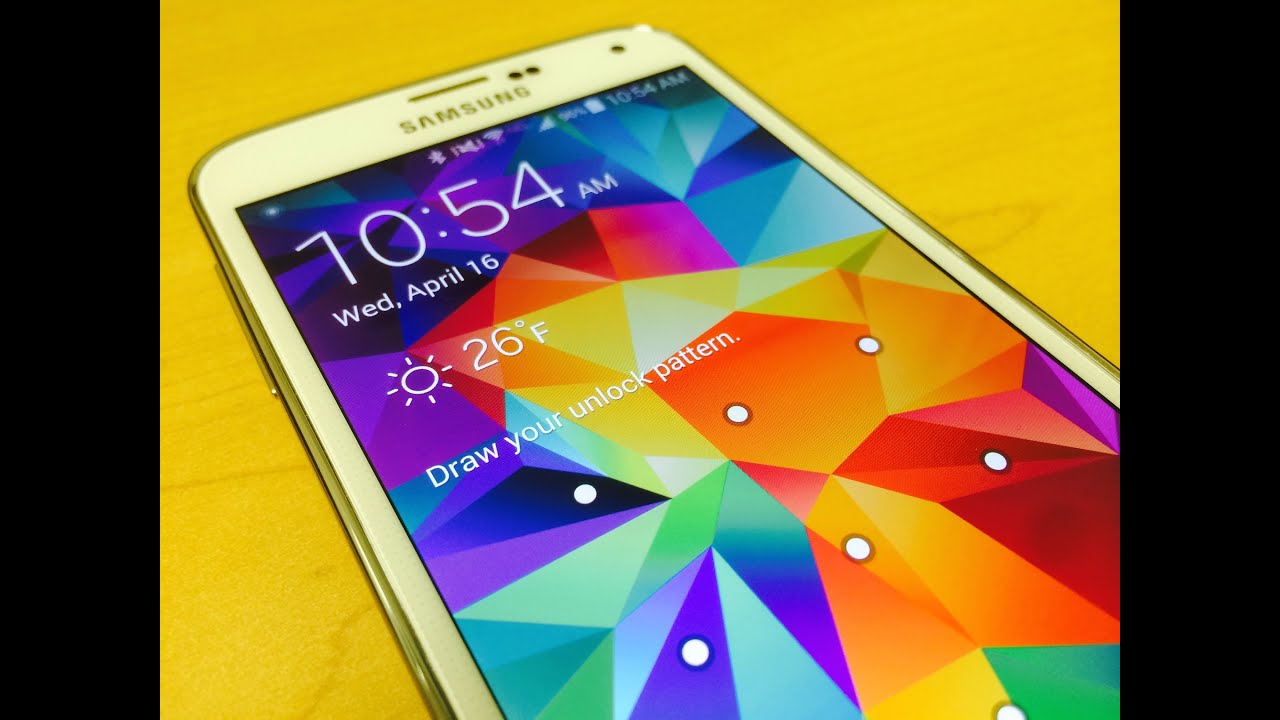 Galaxy S5 Unboxing and First Look - YouTube