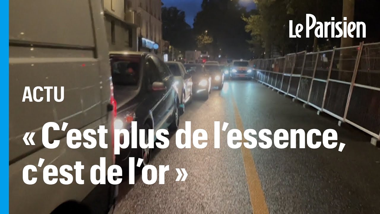 Pénurie d'essence : les Parisiens se lèvent au milieu de la nuit pour 30  euros de carburant 