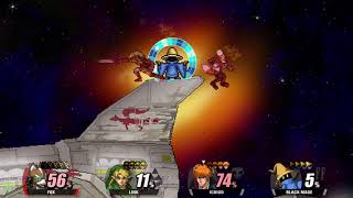 Super Smash Flash 2 Beta 1.3 Updated: Fox Vs Link Vs Ichigo Vs Black Mage (Part 1)