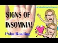 Signs of Insomnia, a Busy Mind or Restlessness - Palmistry Lesson Video