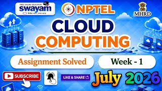 Cloud Computing Week 1 Assignment Solution#July2026#NPTELASSIGNMENTS#2026#Week1#CloudComputingweek1