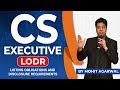 CS Executive V.Imp Video | Playlists | SLCM | CMSL| LODR