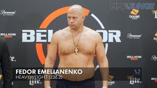 Bellator 214: Fedor Emelianenko official weigh in highlight