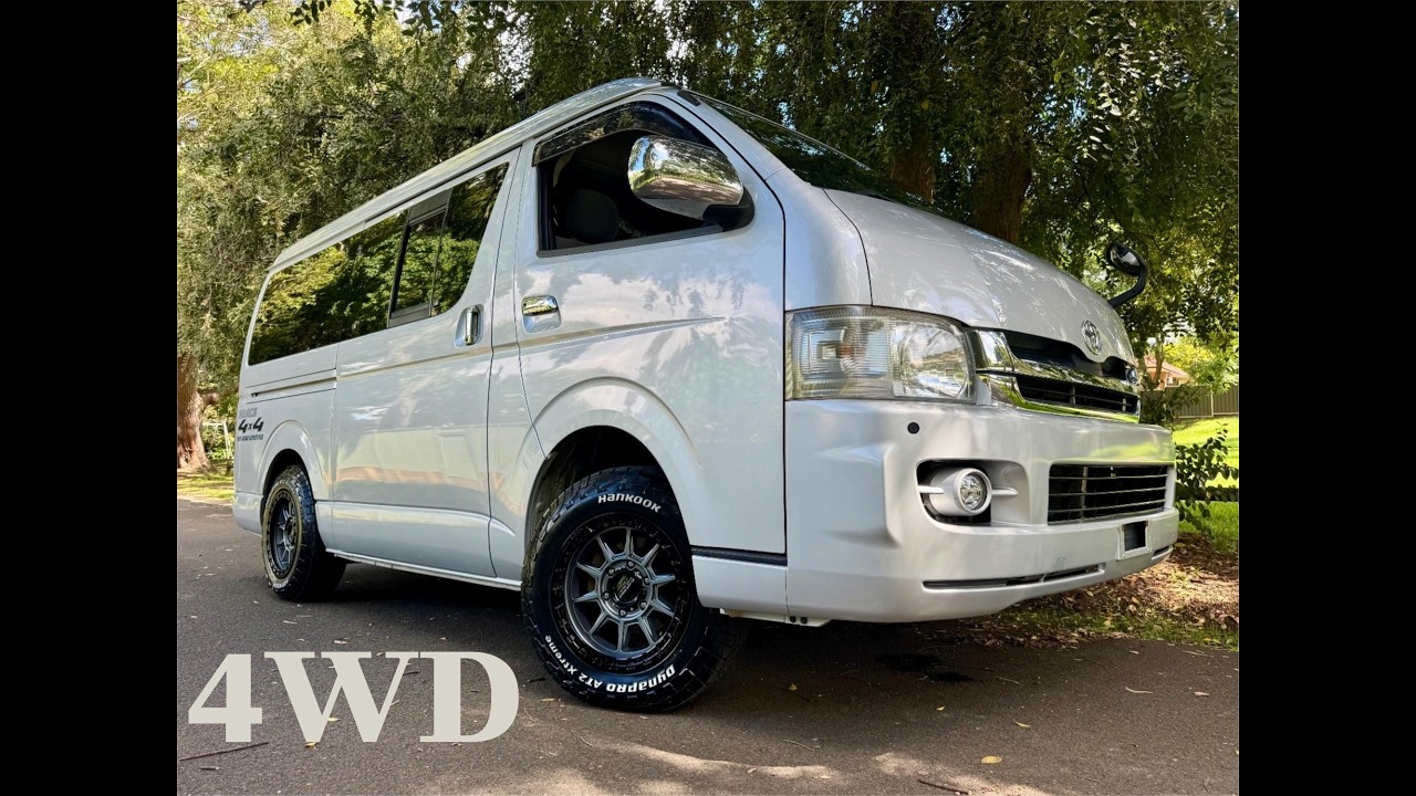 s/n 6457 Hiace Super GL 4WD 2007 5 seater www.EdwardLees.com.au