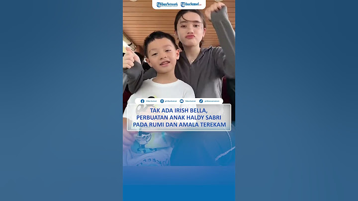 Tak Ada Irish Bella, Perbuatan Anak Haldy Sabri pada Air Rumi dan Amala Terekam, Nasibnya Disorot