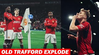 🔥 Old Trafford Reactions to Kobbie Mainoo, Diallo & Hojlund Goals vs Newcastle