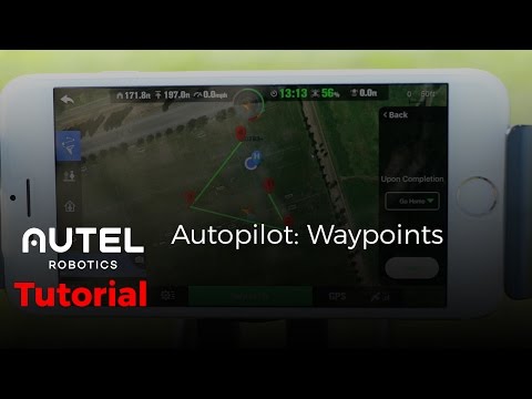 Autel Robotics Tutorial: Waypoints