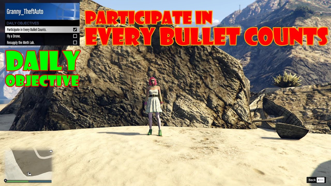 Participate in Every Bullet Counts Daily Challenges GTA Online
