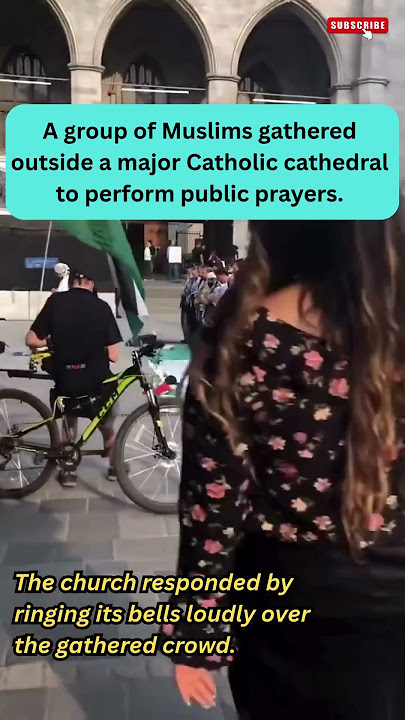 Montreal Church Rings Bells During Muslim Prayer Gathering | Tensions Rise? #news #islam #christian