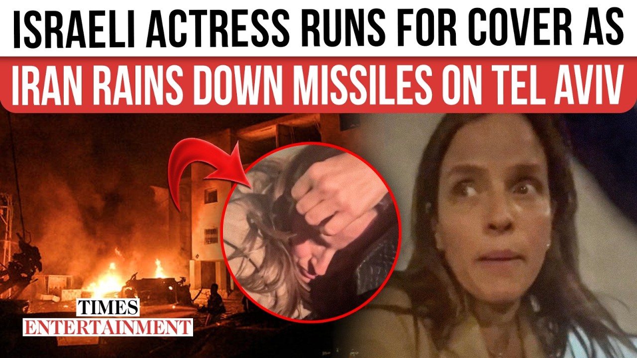 Israeli Actress Noa Tishby’s SHOCKING Shelter Dash During Iran Attack Goes VIRAL | WATCH