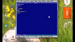 Crear tabla de multiplicacion en Pascal
