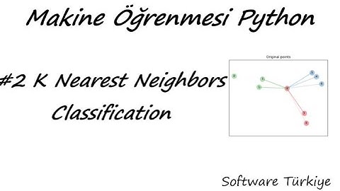 #2 makine öğrenmesi KNN En yakın komşu  sınıflandırma   YouTube