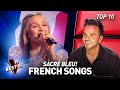 FRENCH songs in non-French-speaking countries in the Blind Auditions of The Voice | TOP 10