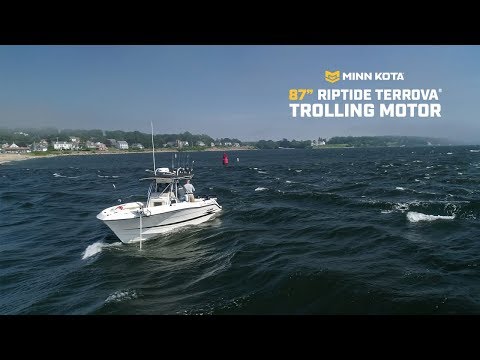 New 87&quot; Riptide Terrova Saltwater Trolling Motor | Minn Kota