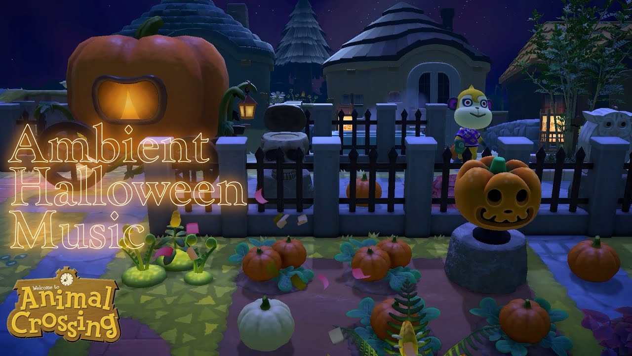 Halloween Music Ambience Animal Crossing Pumpkin Patch Spooky Music No ...
