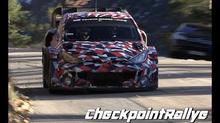 - TEST K. ROVANPERA TOYOTA GR YARIS HYBRID RALLY1 - MONTE CARLO 2022- CHECKPOINTRALLYE -