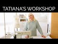 How to organize your sewing workshop? My sewing room. Tatiana Kozorovitsky studio