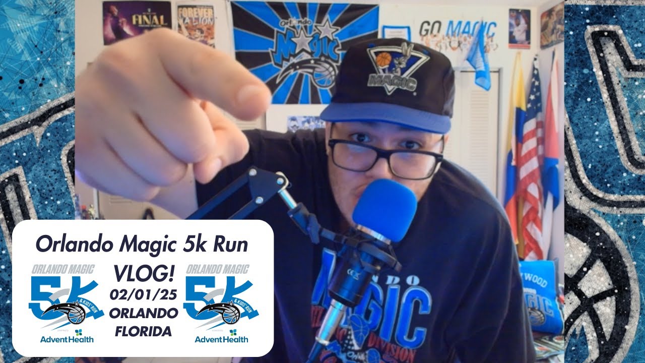 Orlando Magic 5k Run VLOG 02/01/25