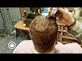 Barber Gives the Perfect Buzz Cut