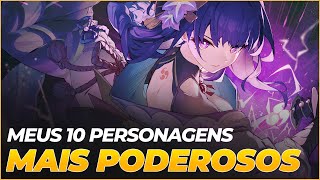 MINHAS 10 MELHORES BUILDS, MEUS PERSONAGENS MAIS FORTES