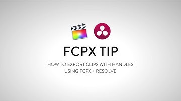 FCPX TIP: Batch Export Clips With Handles From FCPX