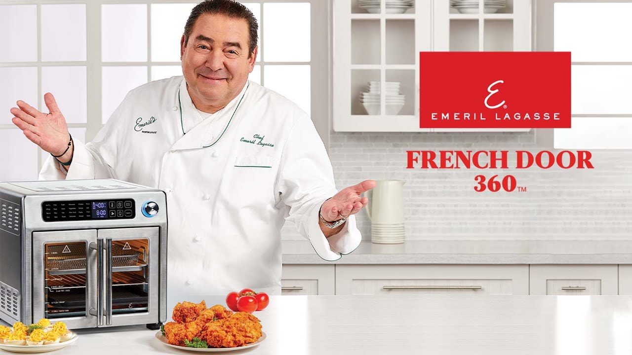 Introducing the French Door 360 Air Fryer with XL 26-qt Capacity by Emeril  Lagasse 