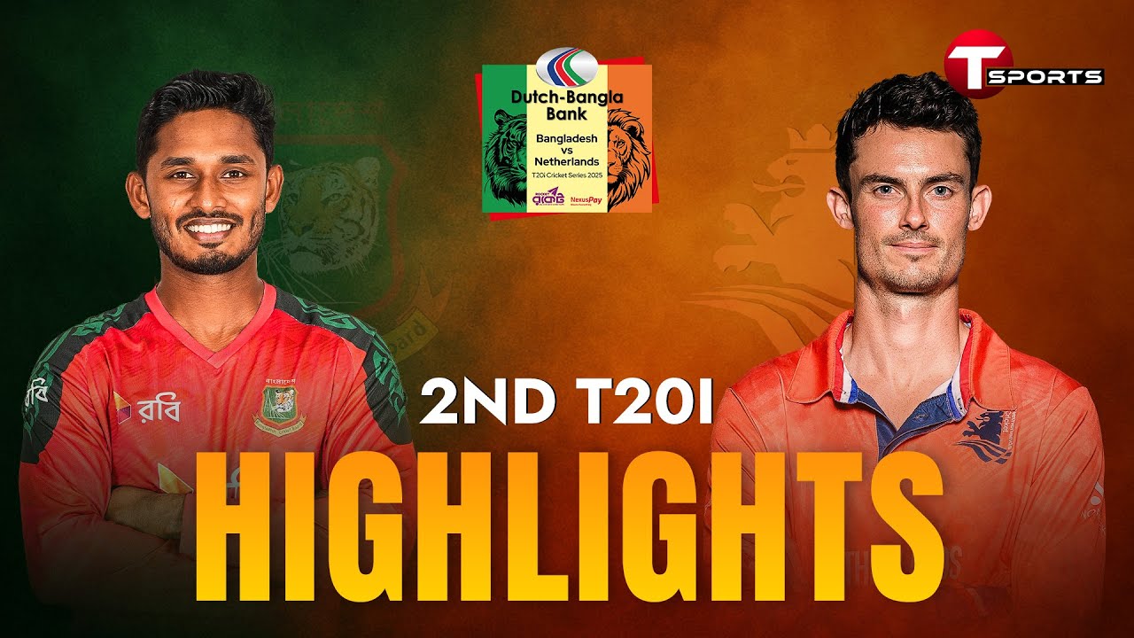 Bangladesh Secures Series Sweep Against Netherlands in Rain-Interrupted 3rd T20I at Sylhet