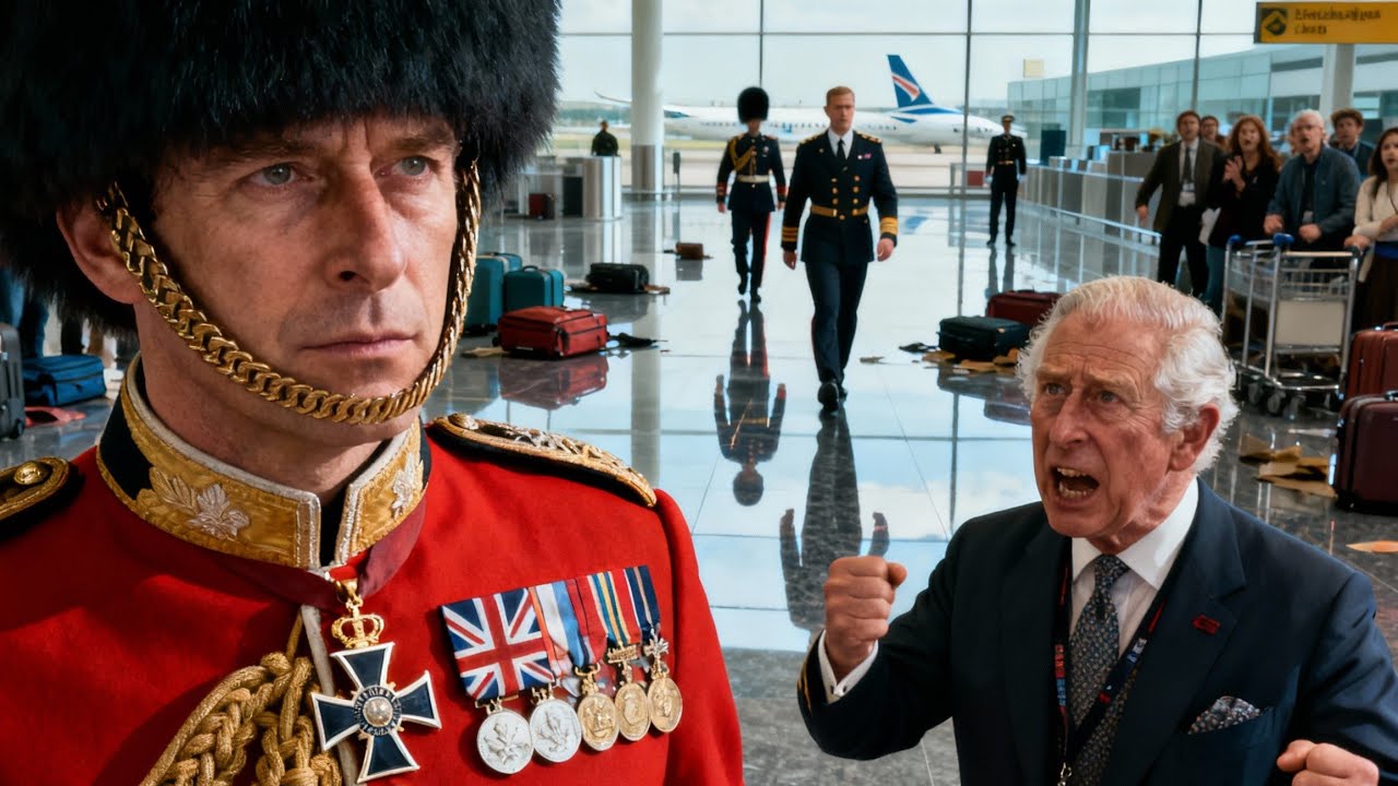 Airline Insults Royal Guard Wearing the Victoria Cross — 8 Minutes Later, King Charles Arrives...