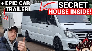 🐒 BETTER THAN MY HOUSE! MY NEW MOTORHOME RV WITH BRIAN JAMES CAR TRANSPORTER