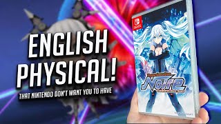 Banned by Nintendo in the west, Hyperdevotion Noire has an alternative English release.