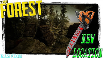 HOW TO FIND THE CHAINSAW NEW LOCATION | The Forest Version 1.10