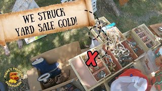 GARAGE SALE GOLD AND SILVER SCORE! Antiques, collectibles, and more! Shop with us!