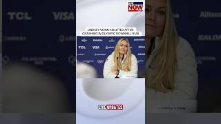 Lindsey Vonn crashed early in the Olympic downhill on Sunday and was taken away by helicopter. #news
