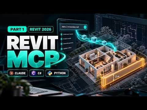 Revit + Claude MCP Tutorial Part 1: What MCP Is and the Demo #revit #mcp #claude #revittutorial